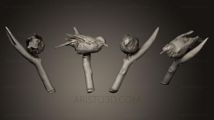 Bird figurines (STKB_0156) 3D model for CNC machine